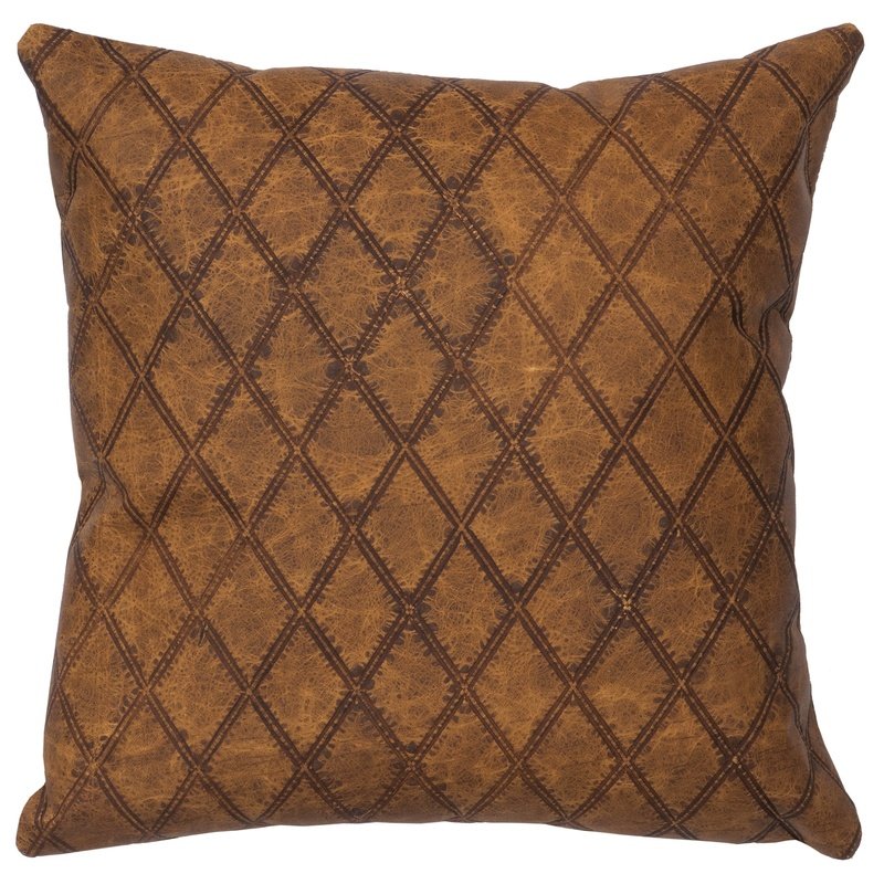 Latigo Leather Pillow (16"x16")