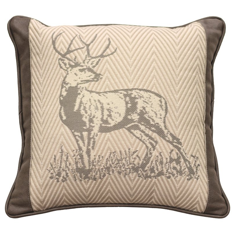 Prince Leather Pillow (18"x18")