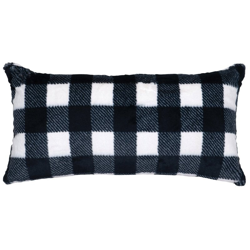 Checkers Snow Pillow - 14x26