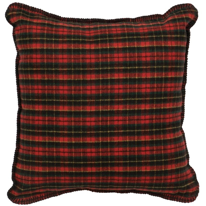 Wooded River Plaid 1 Pillow