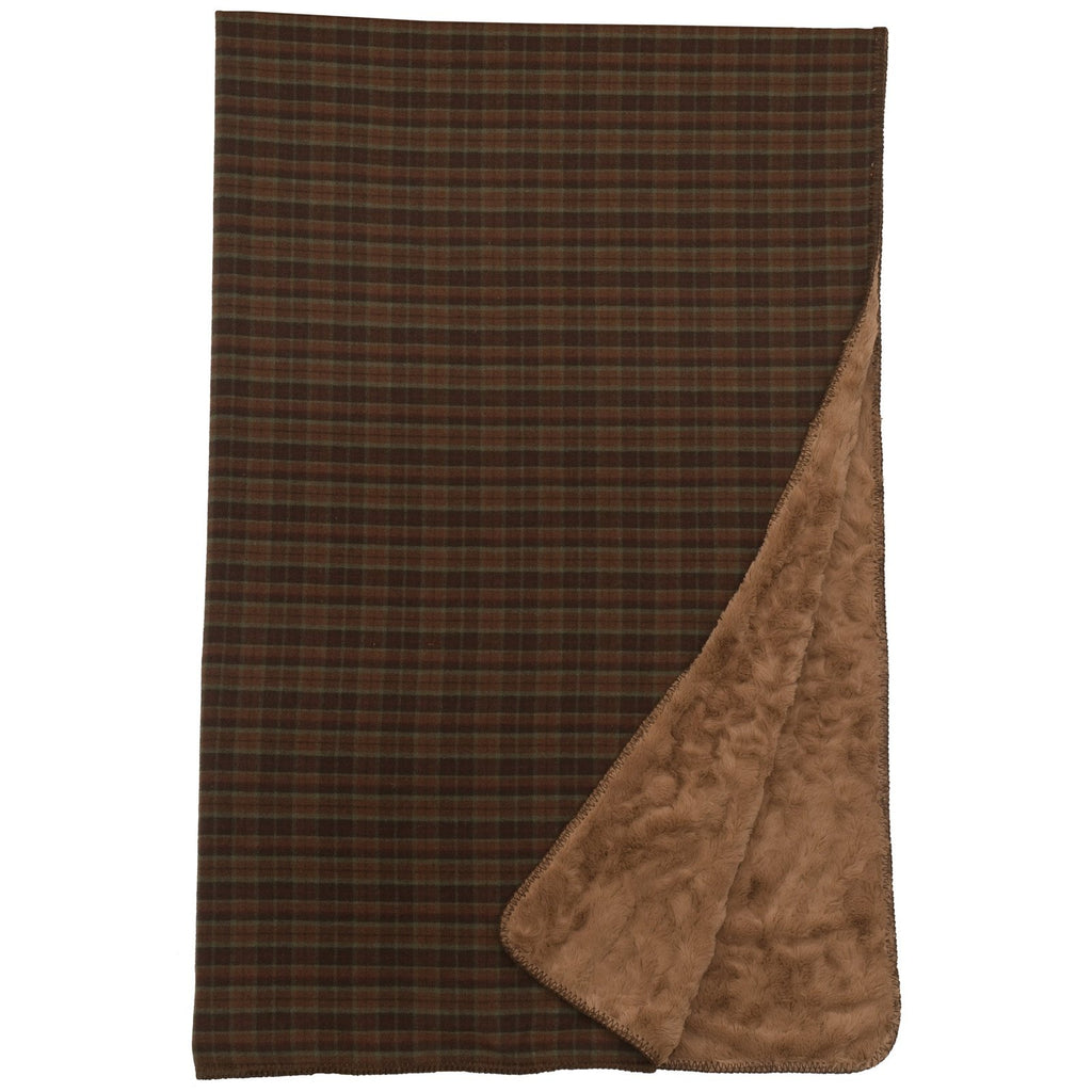 Wooded River Plaid 6 Throw