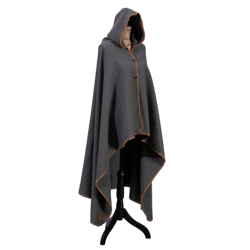 Solid Greystone Hooded Throw (Old Gold)