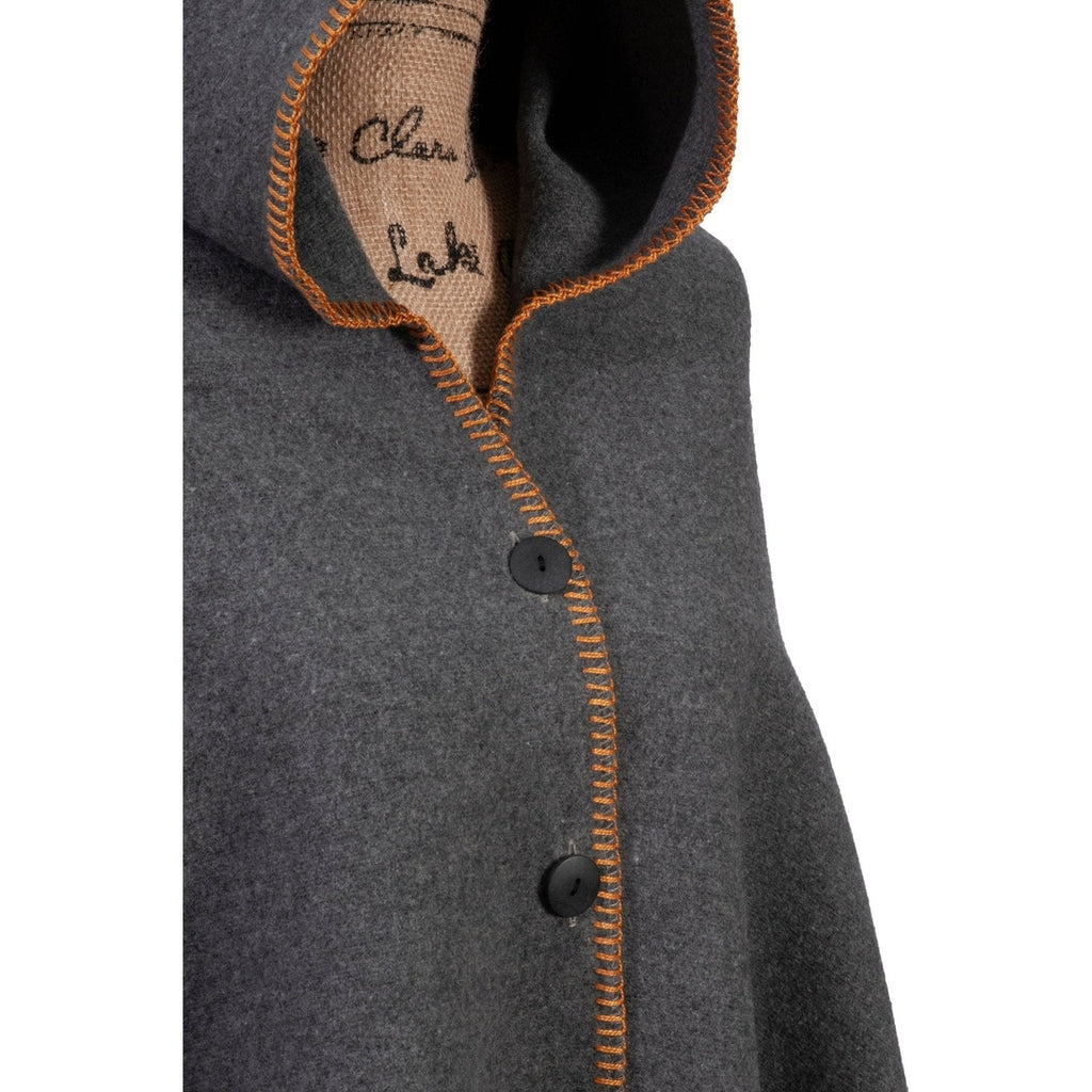 Solid Greystone Hooded Throw (Old Gold)