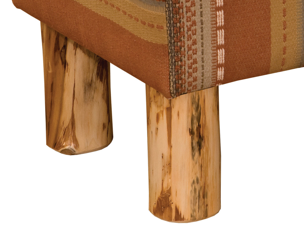 Footstool Ottoman by Wooded River