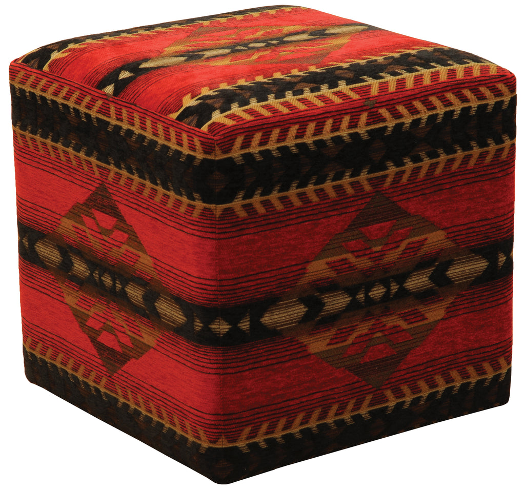 Upholstered Cube by Wooded River