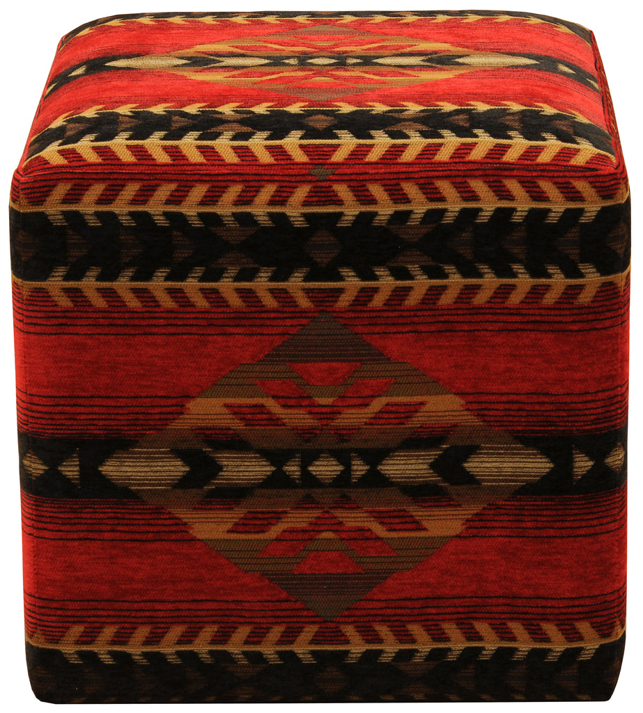 Upholstered Cube by Wooded River