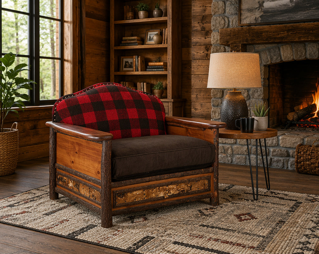 Woodland Chair | Birch Accent Lounge Chair | Old Hickory