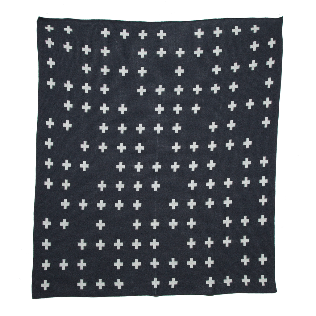 Modern Scatter Cross Throw Blanket - Retreat Home Furniture