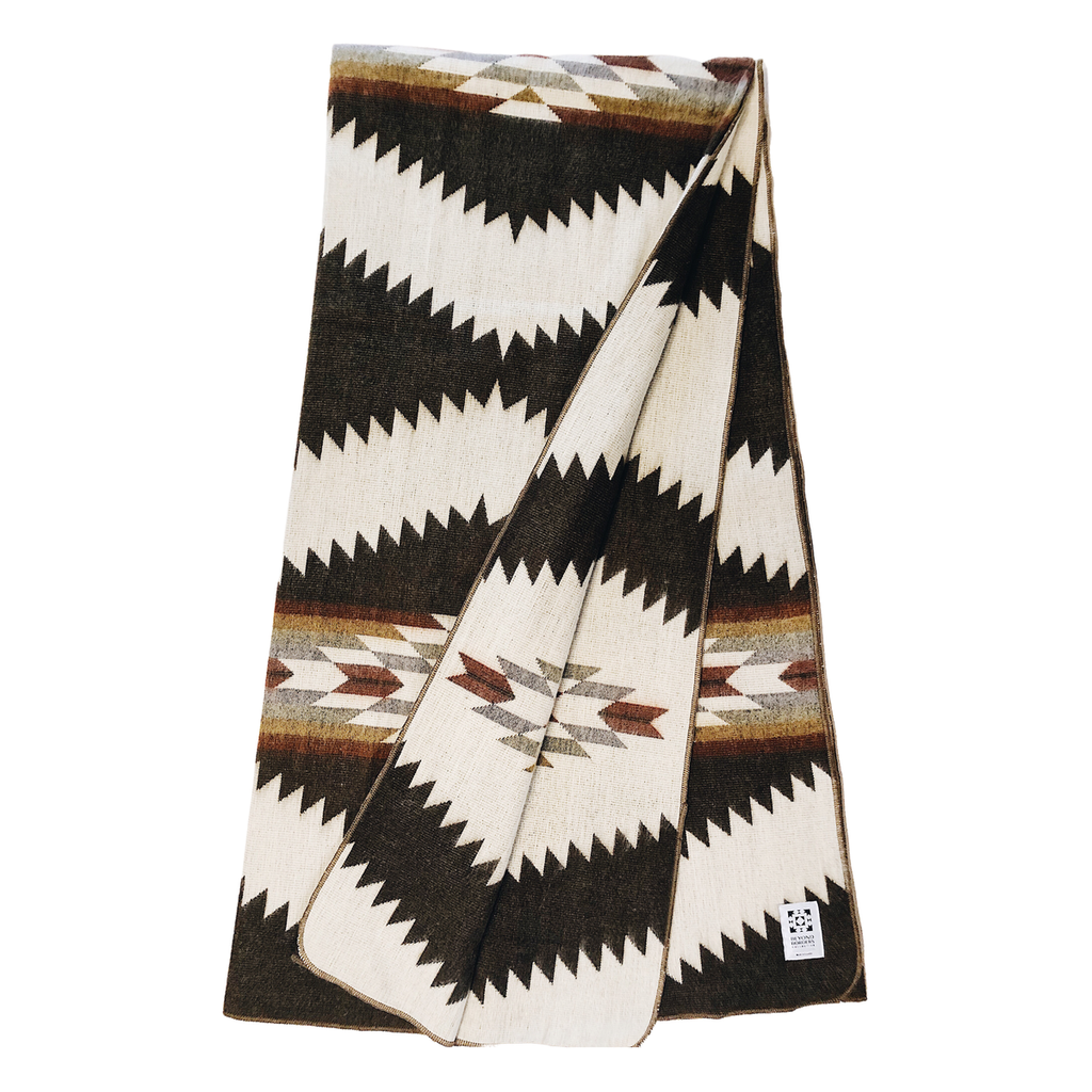 Tsachila Throw Blanket - Chocolate - Retreat Home Furniture