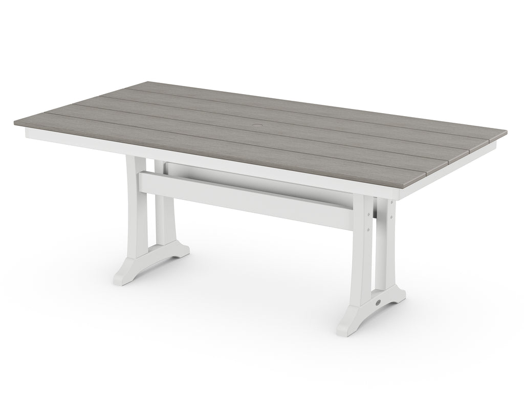 Farmhouse Trestle 37" x 72" Dining Table | Select Accents Retreat Home Furniture