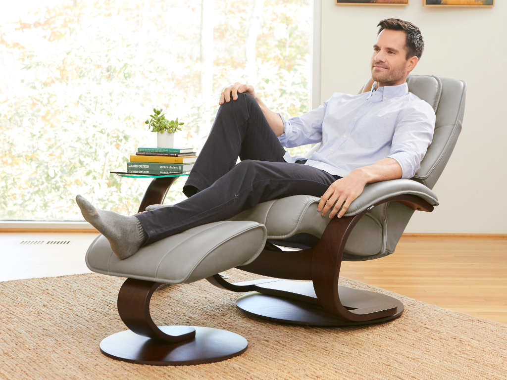 Admiral C Recliner with Footstool | Customize It - Retreat Home Furniture