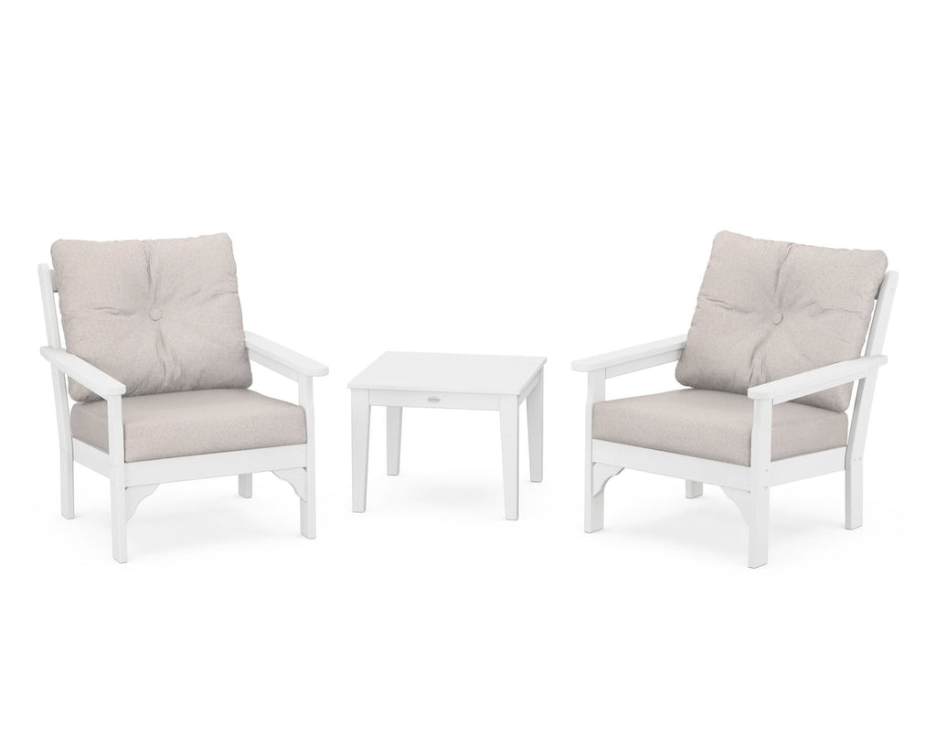 Vineyard 3-Piece Deep Seating Set Retreat Home Furniture