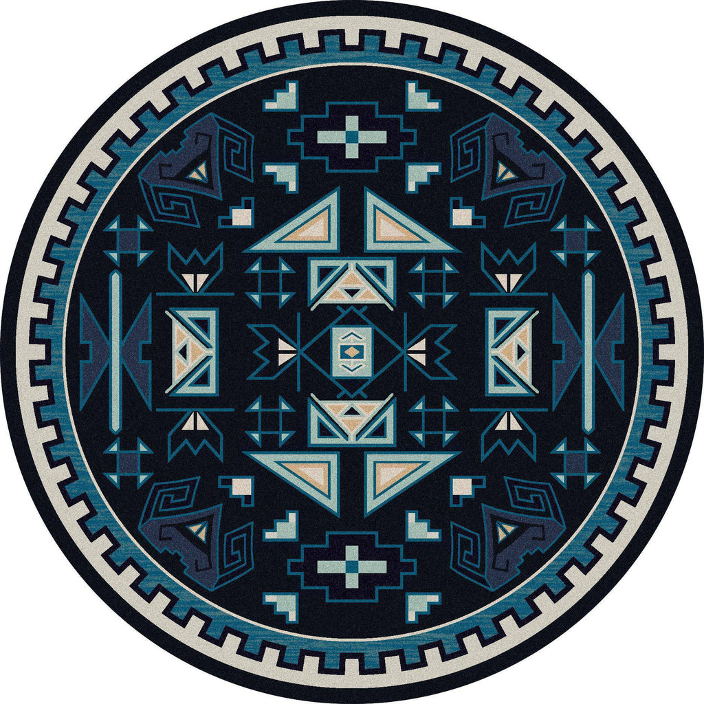 Desert Rams OKA - Contemporary-CabinRugs Southwestern Rugs Wildlife Rugs Lodge Rugs Aztec RugsSouthwest Rugs