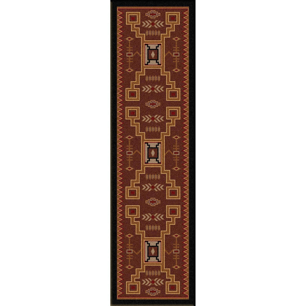 Desertstorm - Brown-CabinRugs Southwestern Rugs Wildlife Rugs Lodge Rugs Aztec RugsSouthwest Rugs