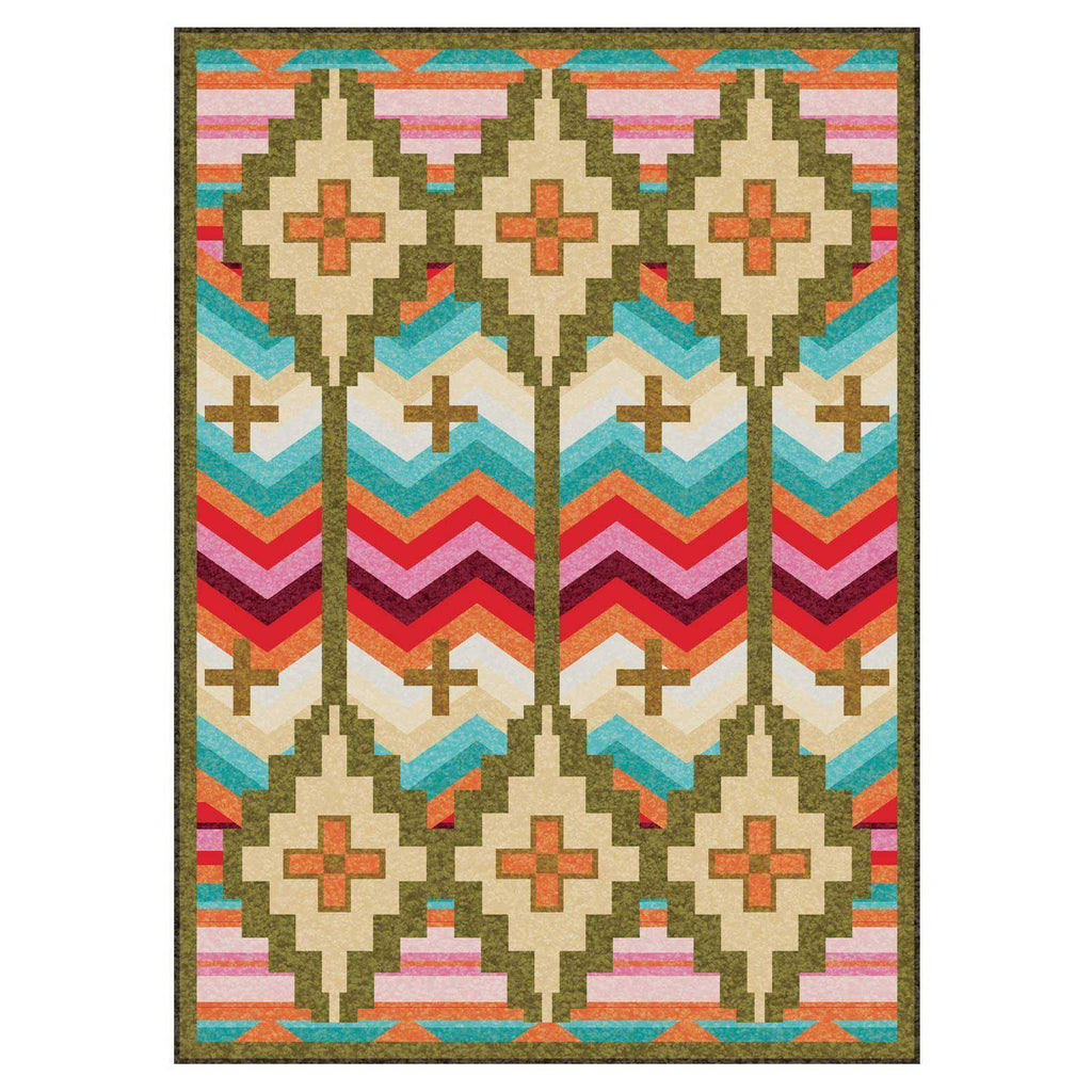 Desierto - Bright-CabinRugs Southwestern Rugs Wildlife Rugs Lodge Rugs Aztec RugsSouthwest Rugs
