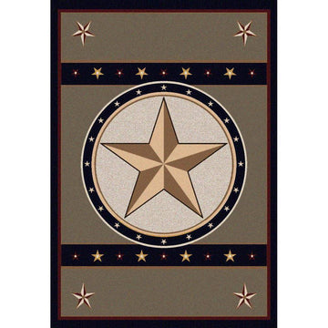 Epic Star - Green-CabinRugs Southwestern Rugs Wildlife Rugs Lodge Rugs Aztec RugsSouthwest Rugs