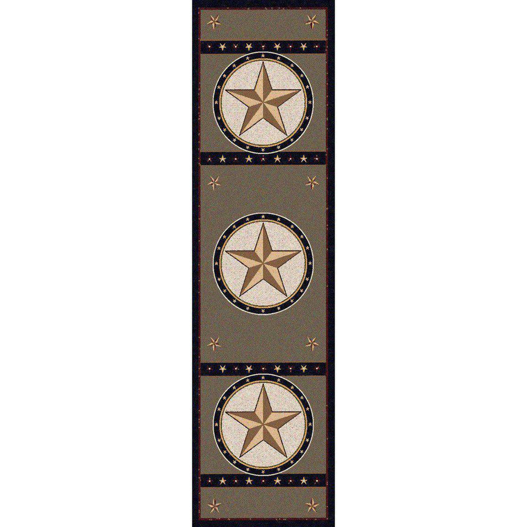 Epic Star - Green-CabinRugs Southwestern Rugs Wildlife Rugs Lodge Rugs Aztec RugsSouthwest Rugs