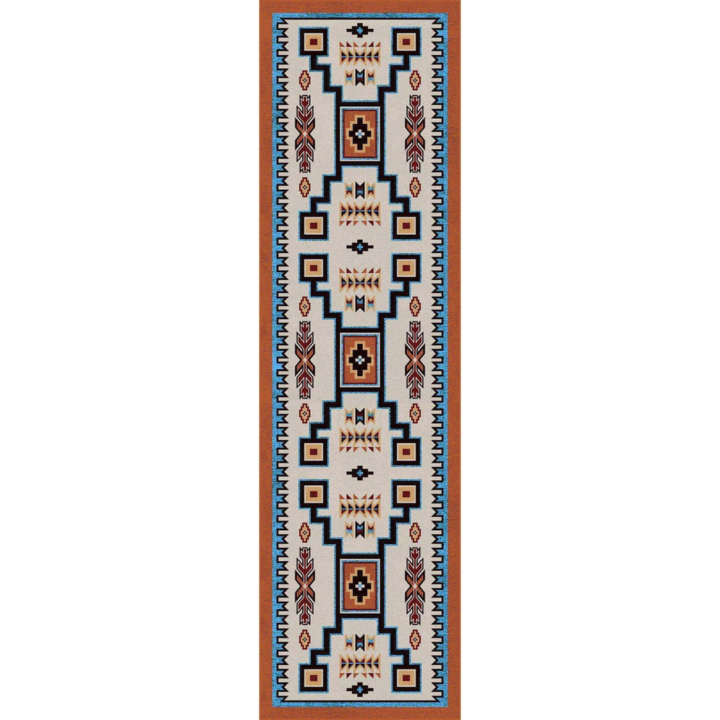 Old Timer - Rust-CabinRugs Southwestern Rugs Wildlife Rugs Lodge Rugs Aztec RugsSouthwest Rugs
