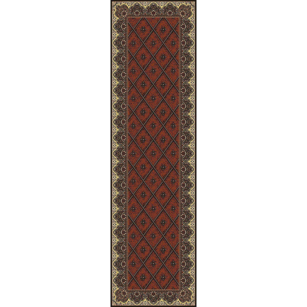 Peak Seeker - Chestnut-CabinRugs Southwestern Rugs Wildlife Rugs Lodge Rugs Aztec RugsSouthwest Rugs