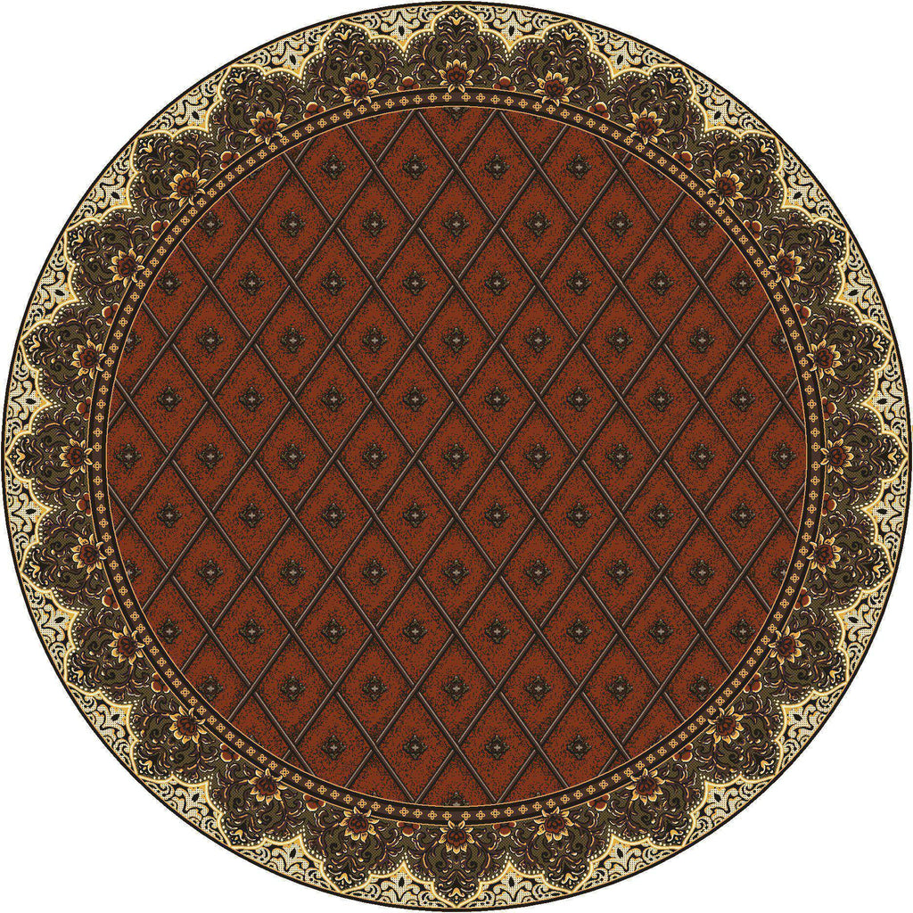 Peak Seeker - Chestnut-CabinRugs Southwestern Rugs Wildlife Rugs Lodge Rugs Aztec RugsSouthwest Rugs