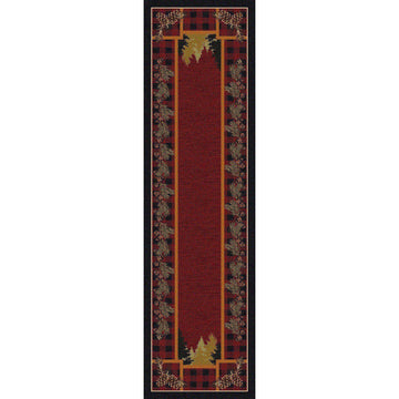 Plaid Outdoorsman-CabinRugs Southwestern Rugs Wildlife Rugs Lodge Rugs Aztec RugsSouthwest Rugs