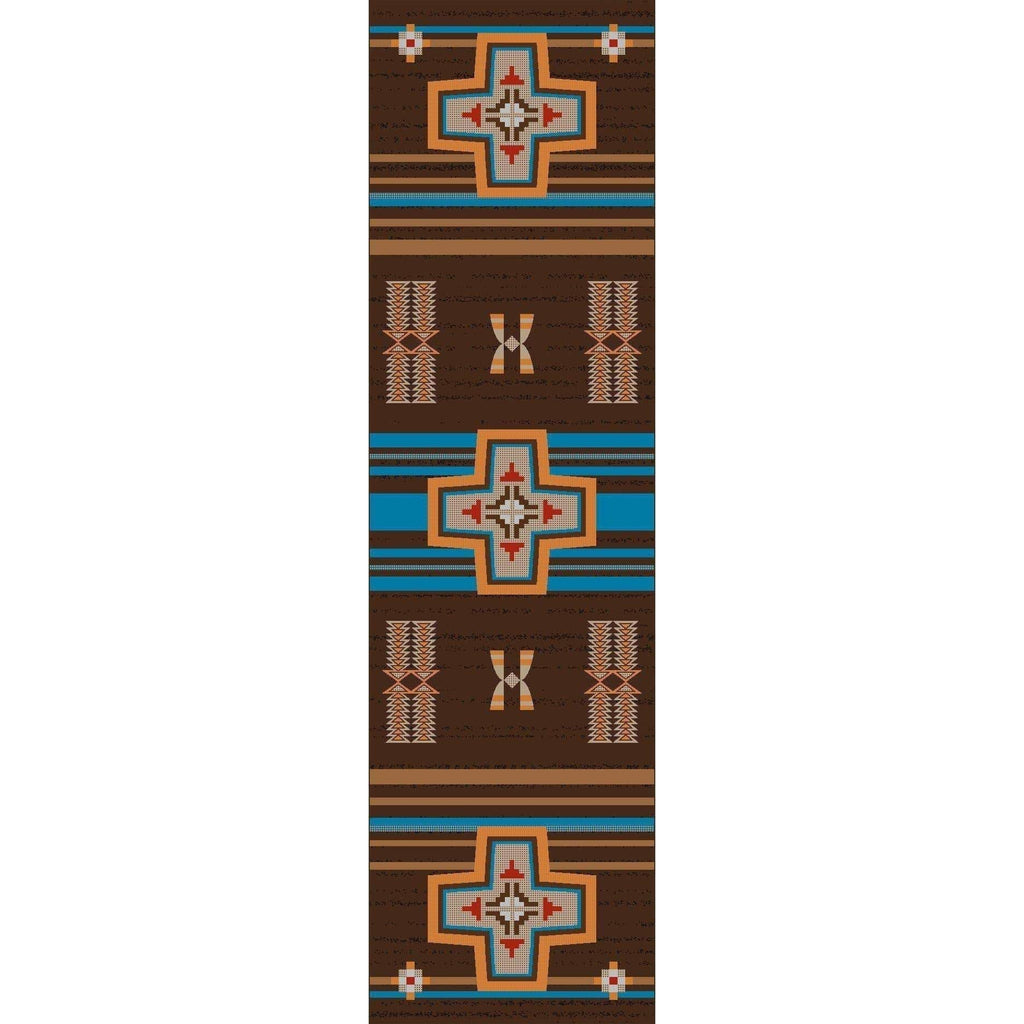 Rio Grande - Desert Rust-CabinRugs Southwestern Rugs Wildlife Rugs Lodge Rugs Aztec RugsSouthwest Rugs