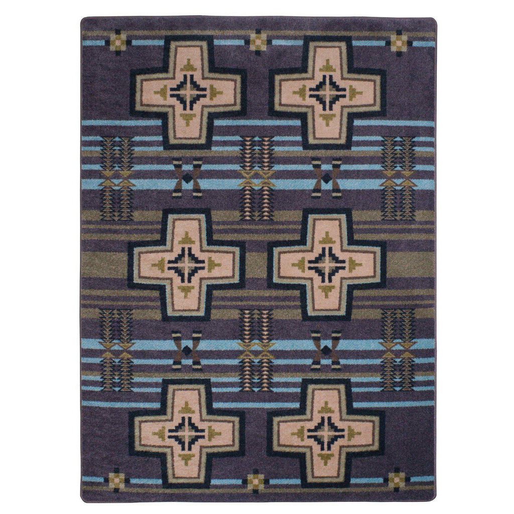 Rio Grande - Night Sky-CabinRugs Southwestern Rugs Wildlife Rugs Lodge Rugs Aztec RugsSouthwest Rugs