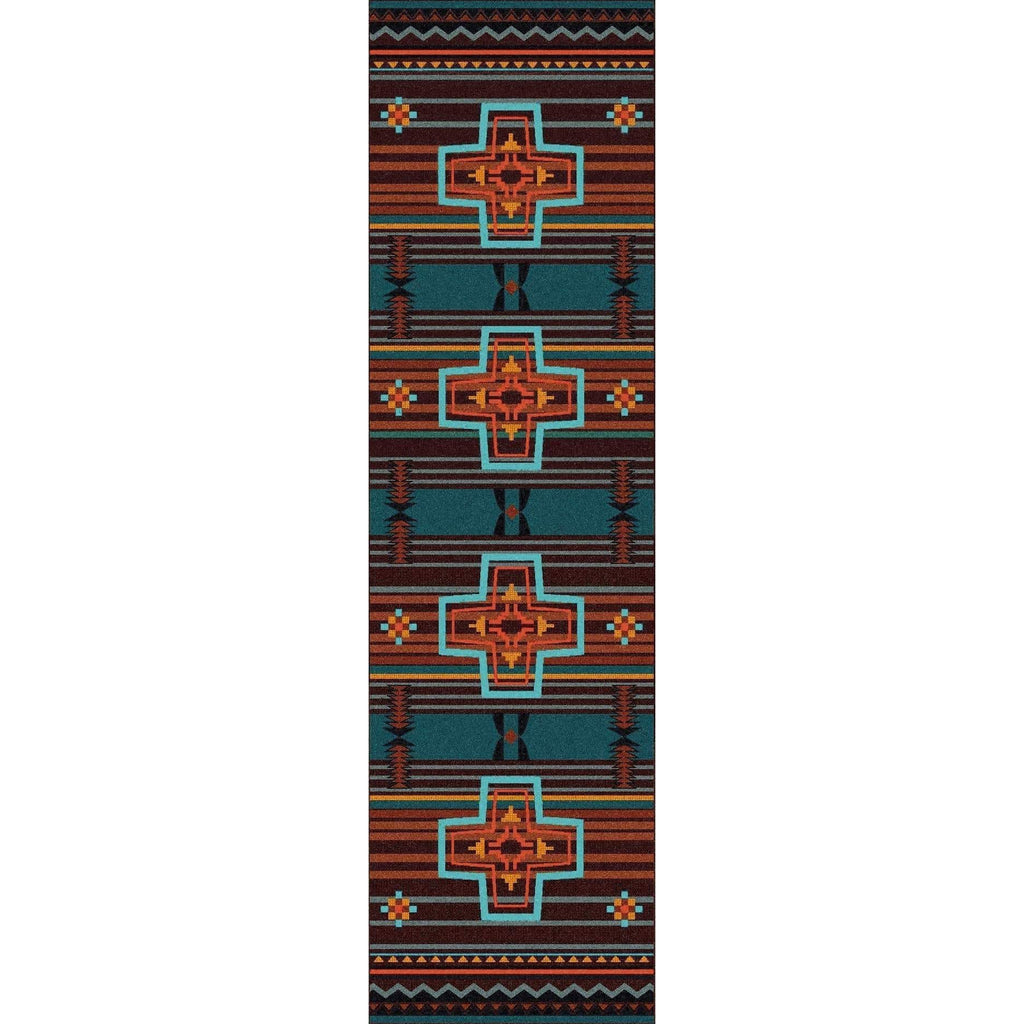 Southwest Abrazos - Sunset-CabinRugs Southwestern Rugs Wildlife Rugs Lodge Rugs Aztec RugsSouthwest Rugs