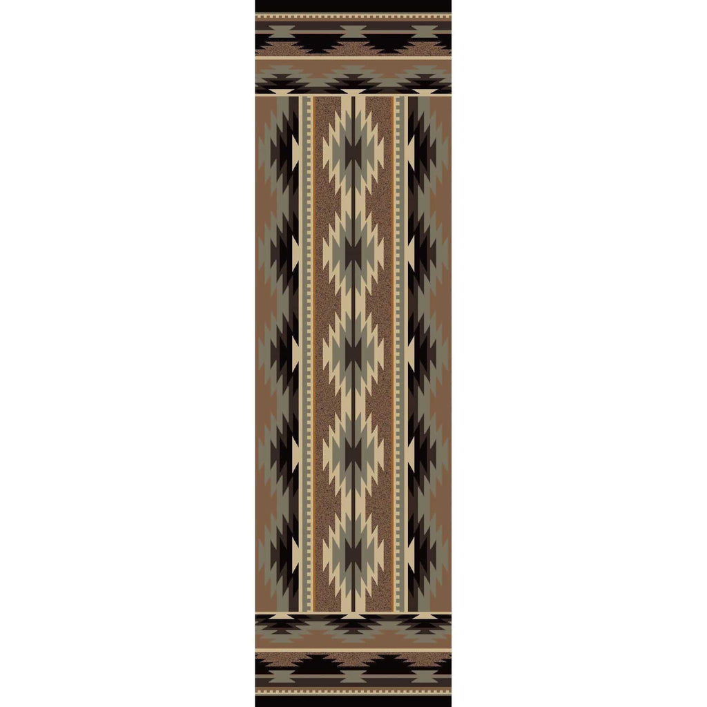 Southwest Medicine - Light-CabinRugs Southwestern Rugs Wildlife Rugs Lodge Rugs Aztec RugsSouthwest Rugs