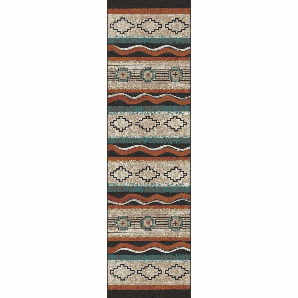 Southwest Memories - Buckskin-CabinRugs Southwestern Rugs Wildlife Rugs Lodge Rugs Aztec RugsSouthwest Rugs