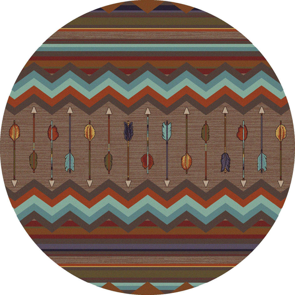 Southwest Rainbow - Rainbow-CabinRugs Southwestern Rugs Wildlife Rugs Lodge Rugs Aztec RugsSouthwest Rugs