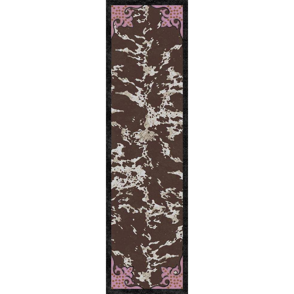 Southwestern Ranch - Brown Pink-CabinRugs Southwestern Rugs Wildlife Rugs Lodge Rugs Aztec RugsSouthwest Rugs