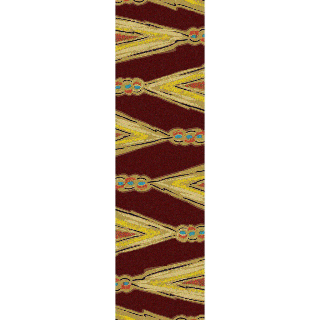 Traditional Weave - Red-CabinRugs Southwestern Rugs Wildlife Rugs Lodge Rugs Aztec RugsSouthwest Rugs