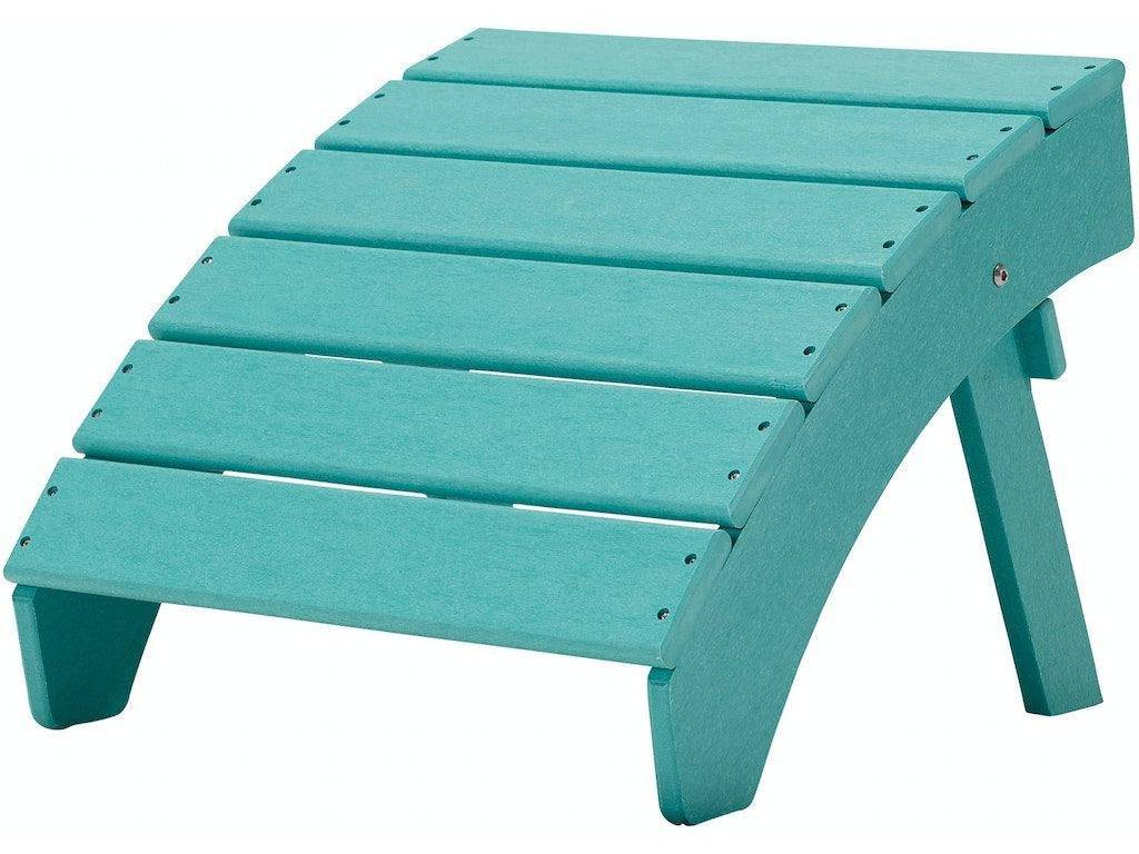 Standard Adirondack Ottoman - Turquoise