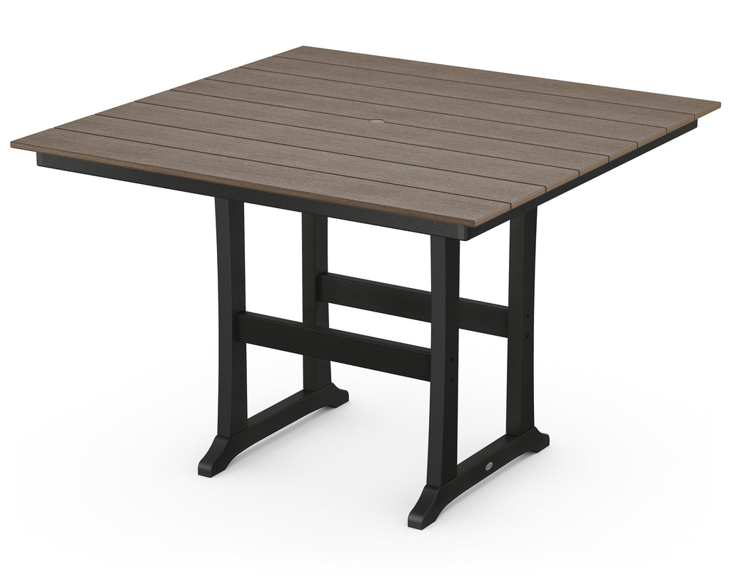 Farmhouse Trestle 59" Bar Table | Select Accents Retreat Home Furniture