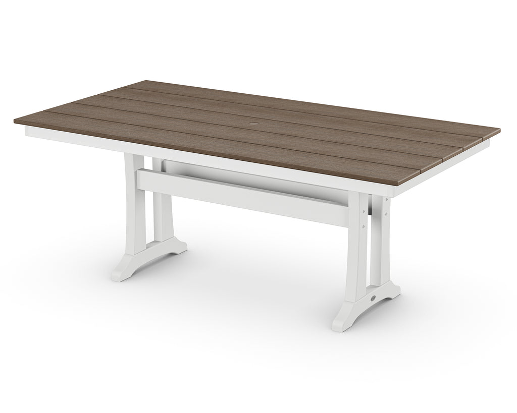 Farmhouse Trestle 37" x 72" Dining Table | Select Accents Retreat Home Furniture