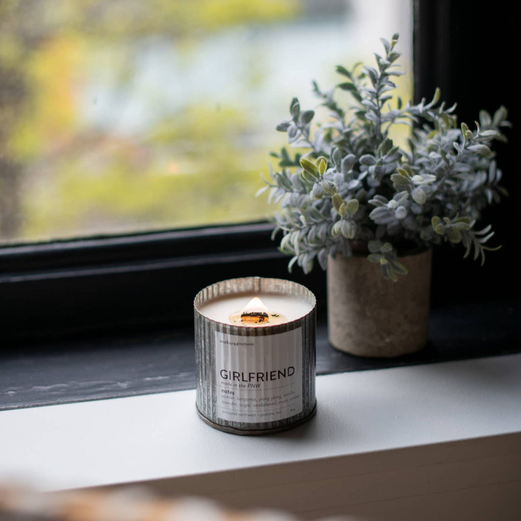 Lakeside Wood Wick Rustic Farmhouse Soy Candle - Retreat Home Furniture