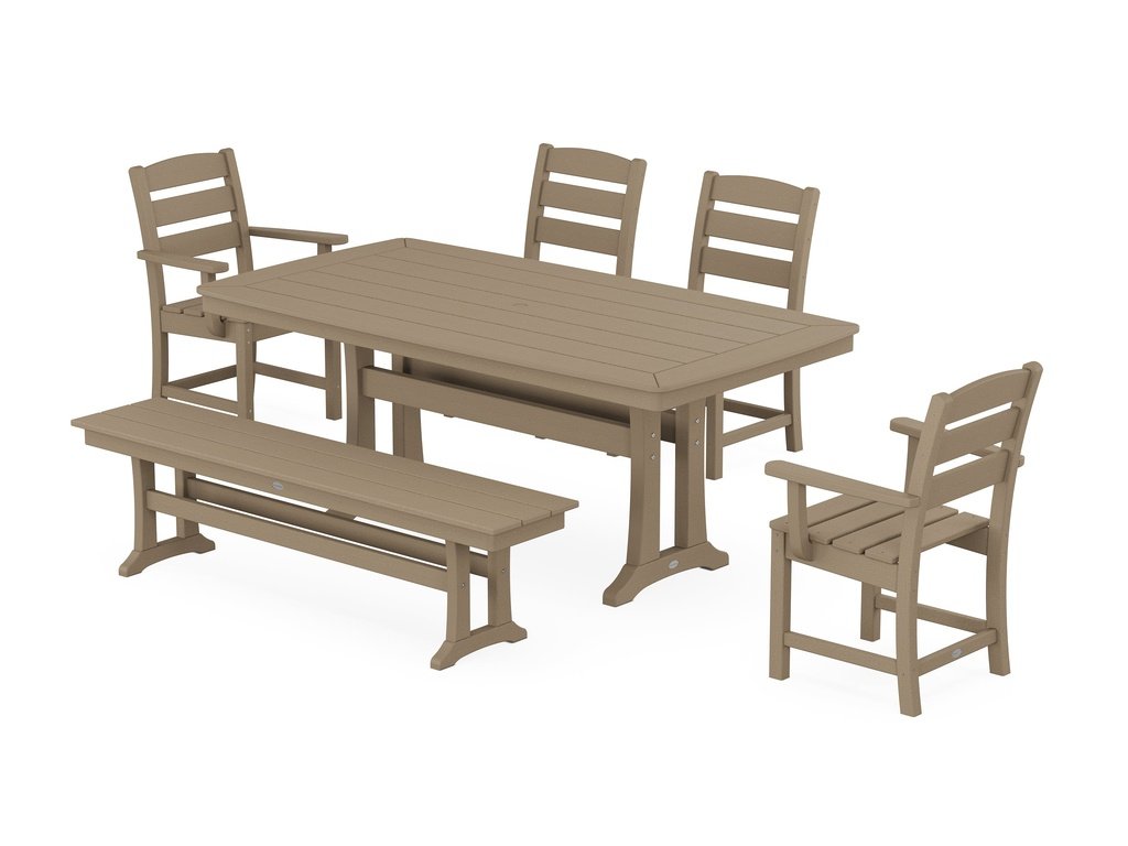 Lakeside 6-Piece Dining Set with Trestle Legs Photo