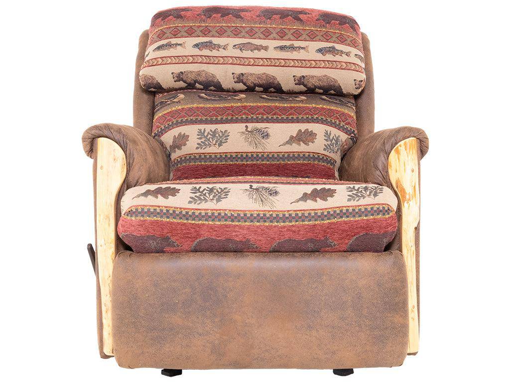 Bench Craft Rocker Recliner Best Craft Furniture Recliners – 100R Rocker Recliner with Wood Trim ...
