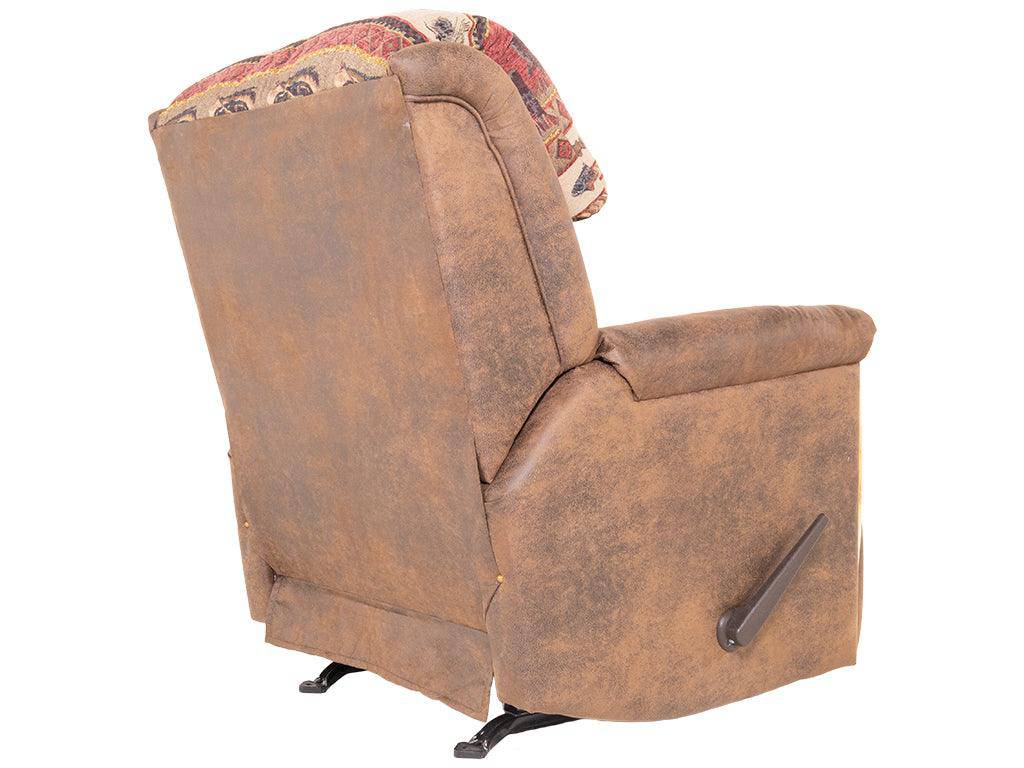 Bench Craft Rocker Recliner Best Craft Furniture Recliners – 100R Rocker Recliner with Wood Trim ...