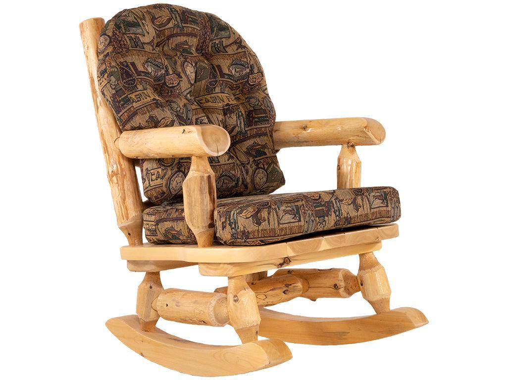 Best Craft Furniture Rocking Chairs – Upholstered Cedar Rocker - Cabin ...