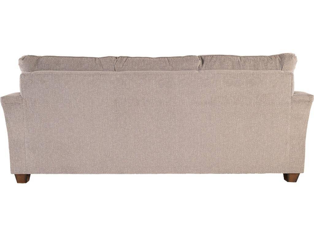 Jaylon Fog Sofa w/ Larimore Red Pillows