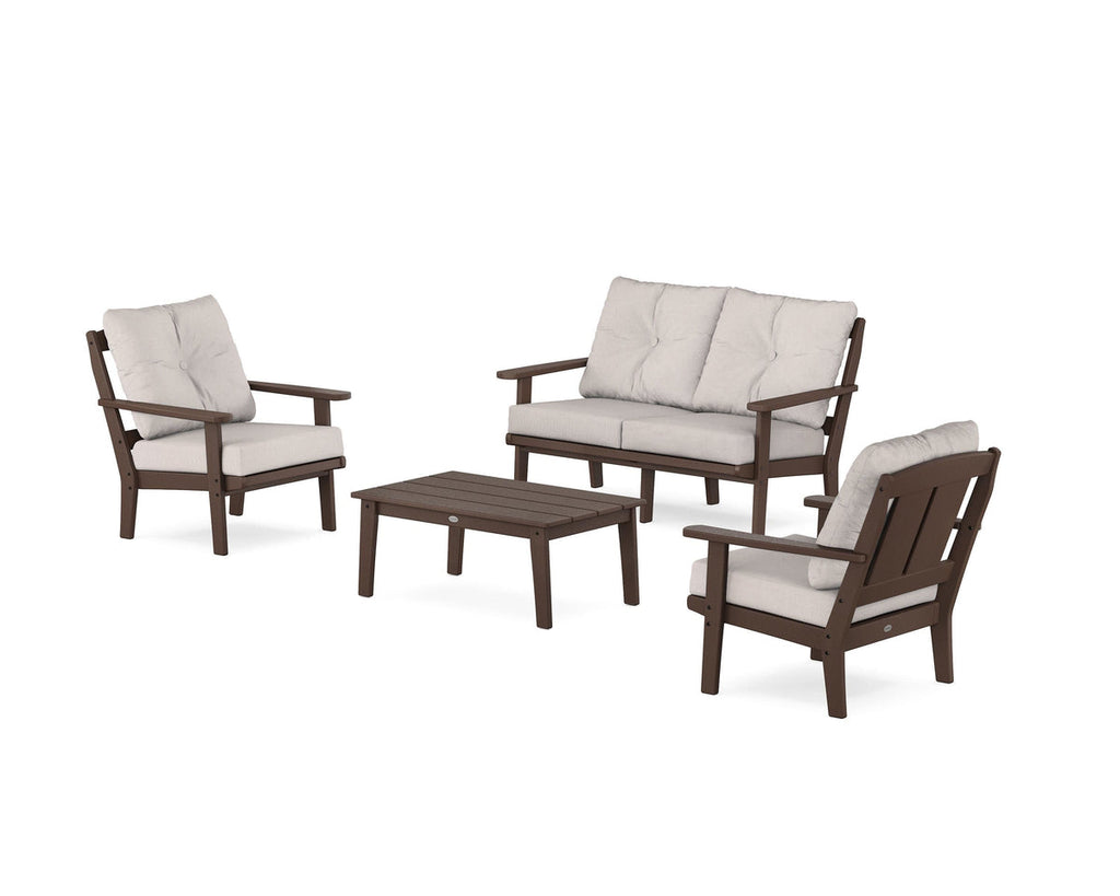 Mission 4-Piece Deep Seating Set with Loveseat Retreat Home Furniture
