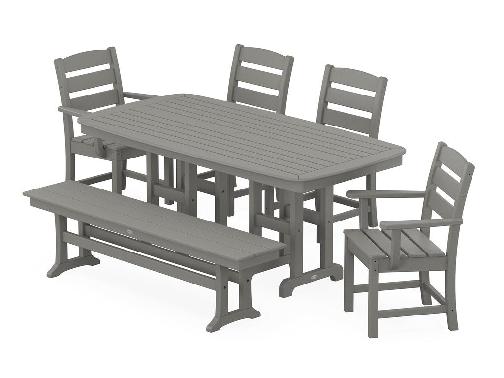 Lakeside 6-Piece Dining Set with Bench Photo