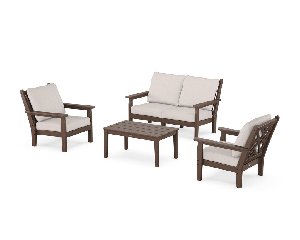 Chippendale 4-Piece Deep Seating Set with Loveseat Retreat Home Furniture