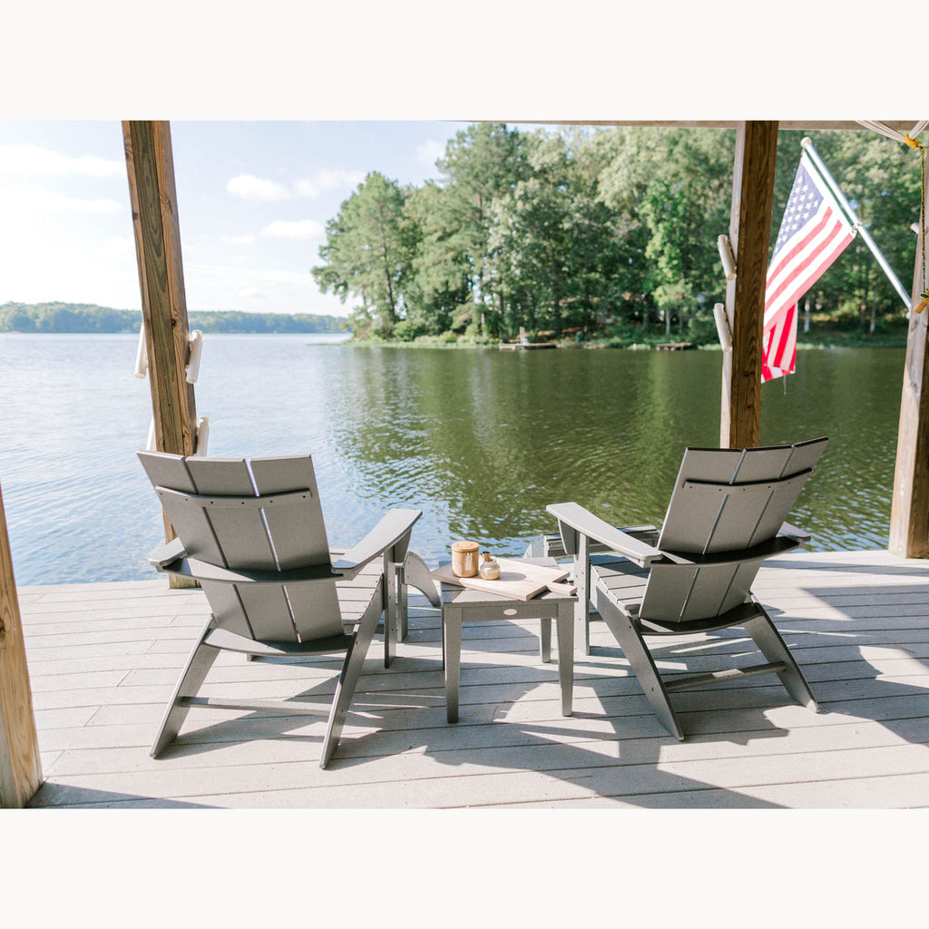 3-Piece Curveback Adirondack Set Retreat Home Furniture