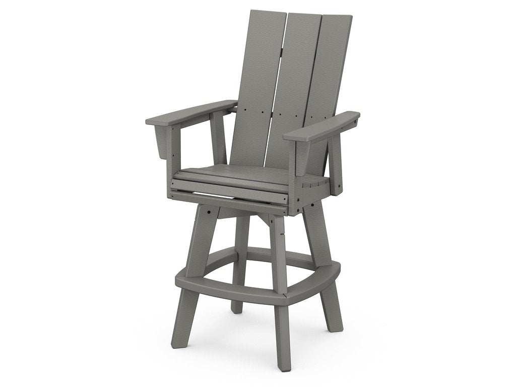 Modern Curveback Adirondack Swivel Bar Chair Photo