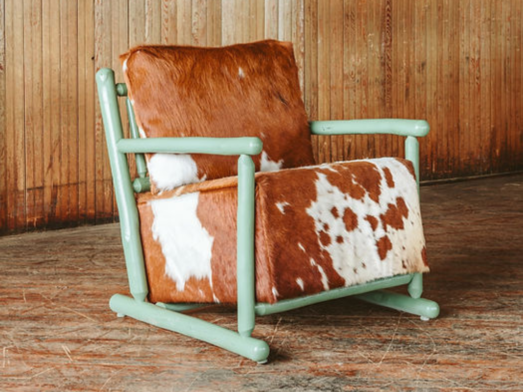 Cascade Chair in Hide 1024 by Max Humphrey