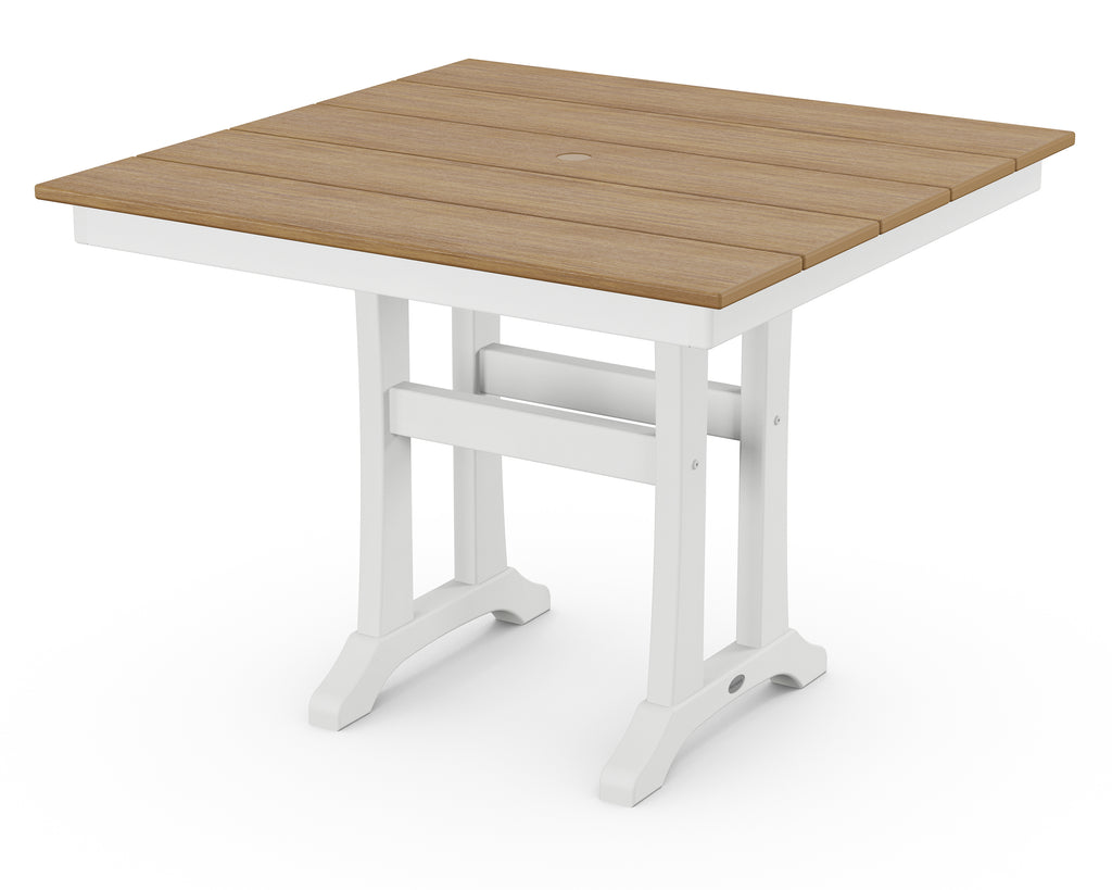 Farmhouse Trestle 37" Dining Table | Select Accents Retreat Home Furniture