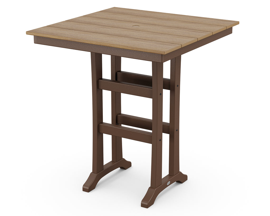 Farmhouse Trestle 37" Bar Table | Select Accents Retreat Home Furniture